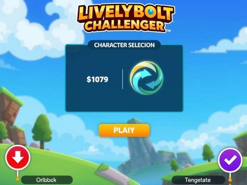 Lively Bolt Challenger character selection screen